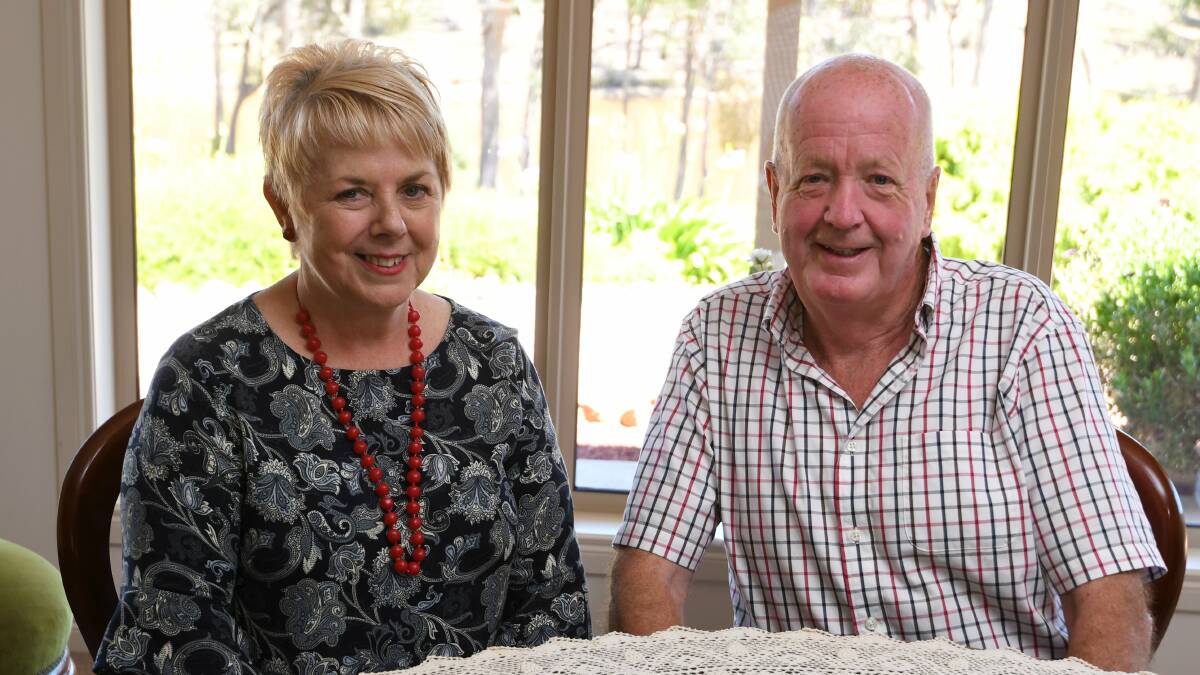 Acceptance: Helen and Graeme Cook have both lost loved ones, with Mrs Cook only recently coming to terms with her suppressed grief. The Ceremony of Remembrance will take place on Monday. Picture: Lachlan Bence