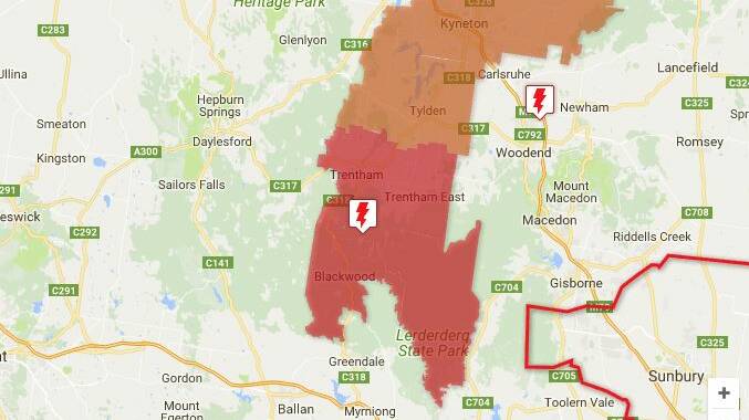 More than 750 Trentham homes without power following outage