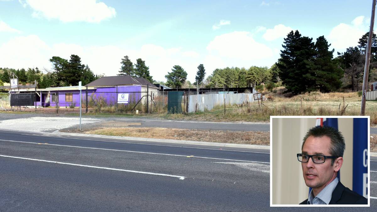Greenlit: The former nursery site on Geelong Road in Canadian may soon be home to multiple fast food restaurants and a 24-hour service station. South Ward councillor Ben Taylor (inset). Picture: Jeremy Bannister