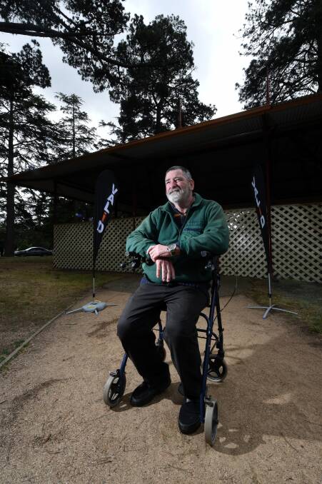 Recognition: Ballarat's VALiD Peer Action Group leader Mark Thompson at the event marking International Day of People with a Disability. Picture: Jeremy Bannister