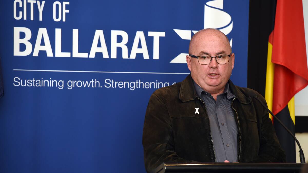 TIME FOR CHANGE: City of Ballarat councillor Des Hudson has welcomed funding for an outreach team to help with the homelessness problem in Ballarat.