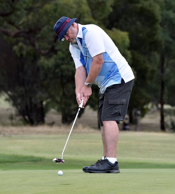TOP SHOT: Wayne Townsing won the men's single stableford at the recent Creswick Golf Club annual tournament.