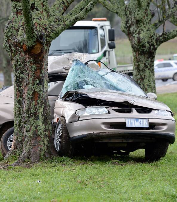 TRAGEDY: The scene of the double fatality at Daylesford late last month. Picture: Kate Healy