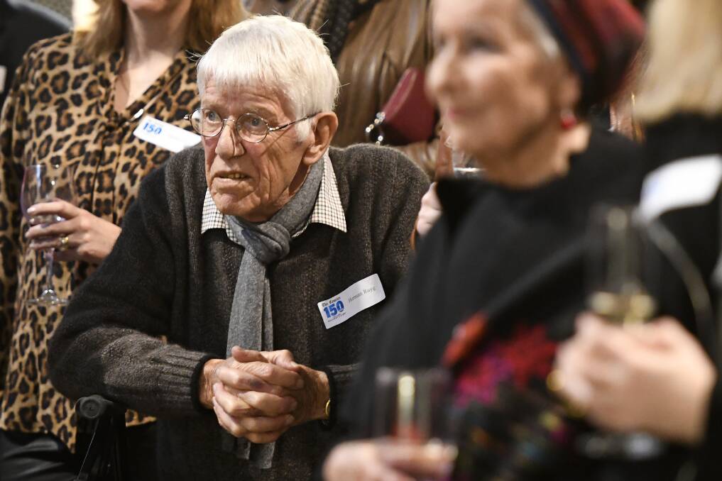 Great contributer: Former Courier photographer Herman Ruyg was among those present at the paper's 150th celebrations on Saturday night. 