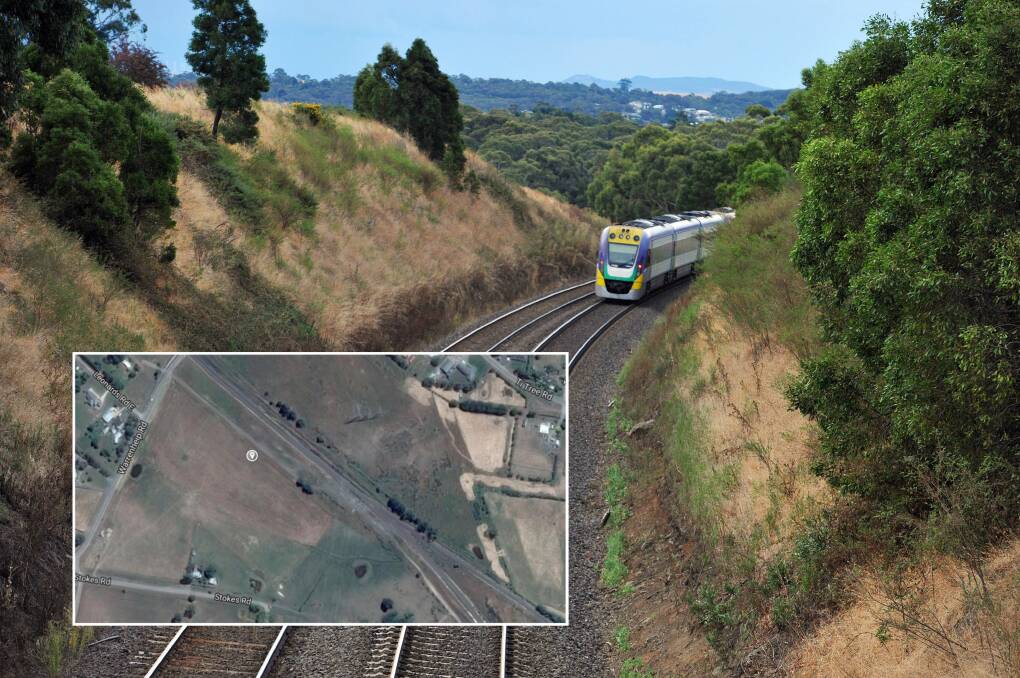 Expansion station: The Rail Futures Institute is proposing the development of a new train station at Warrenheip to stop cars from having to travel into the centre of Ballarat.  Picture: Kate Healy.       