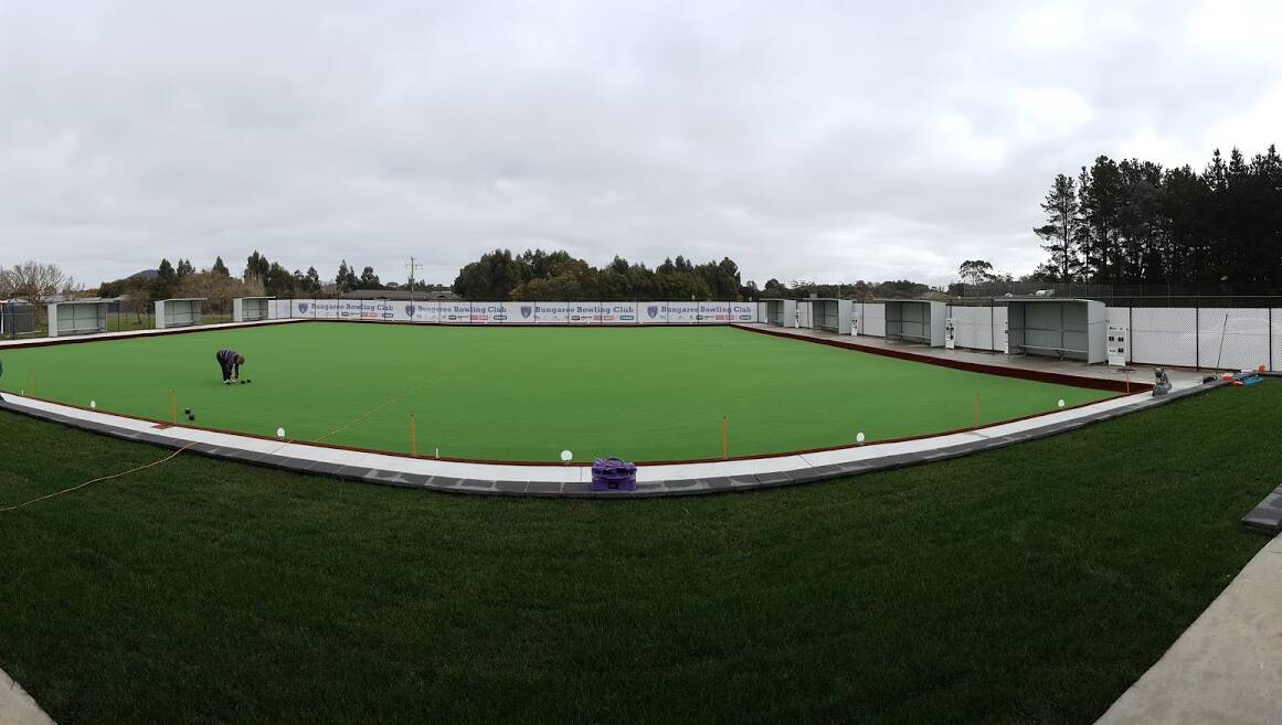 New green: Bungaree Bowling Club's $350,000 bowling green at the Bungaree Recreation Reserve has been completed in time for the 2016/17 pennant season. 