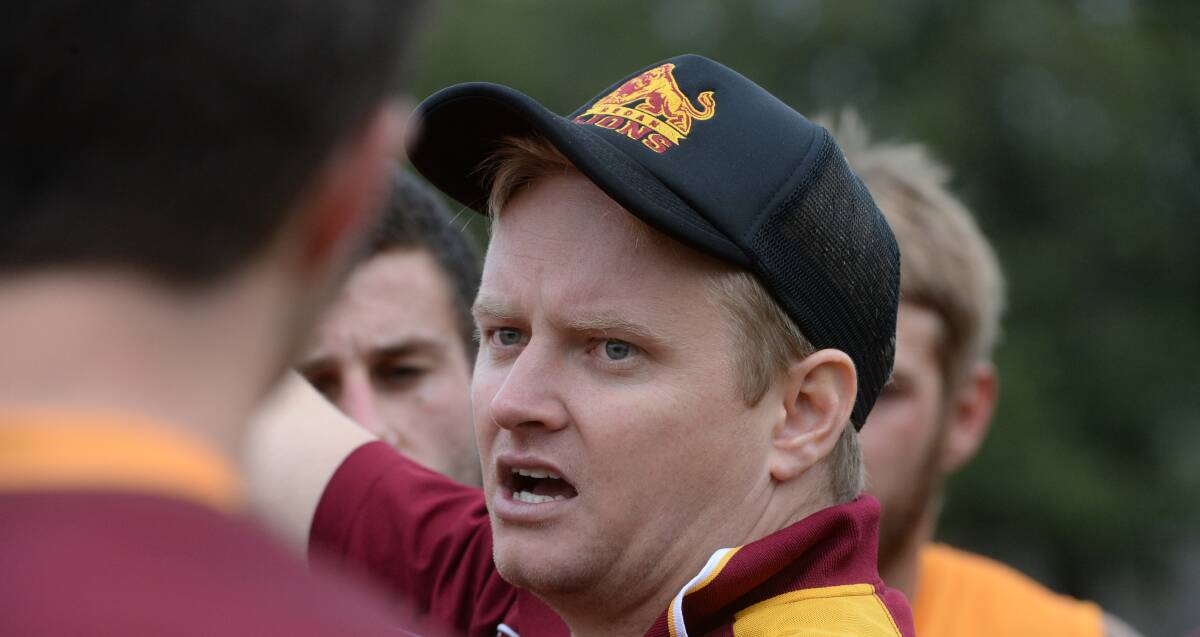 Gill calls time: Ahead of Sunday's semi-final, Redan coach Eammon Gill has declared 2016 will be his final season in charge of the Lions' senior side.  Picture: Kate Healy. 