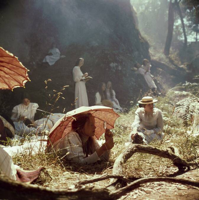 Remaking a classic: A scene from the 1975 Peter Weir film Picnic at Hanging Rock.  Foxtel will head to Clunes this year as it remakes the film into a six-part mini-series. 