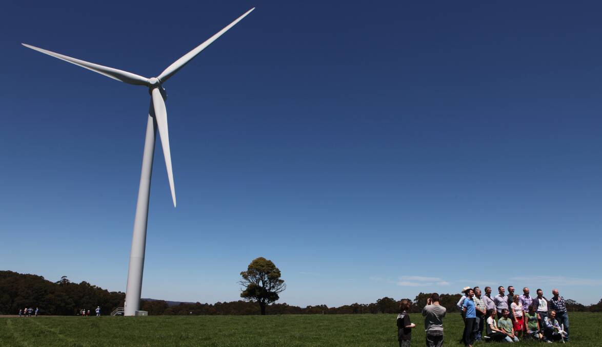 Potential boom: Investments such as Hepburn Wind may become increasingly common due to the state renewable energy target. 