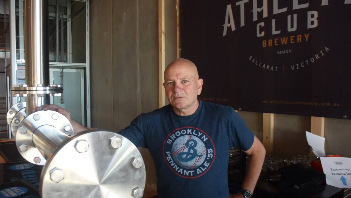 Peter Parry from Athletic Club Brewery.  Picture: Brendan Wrigley.