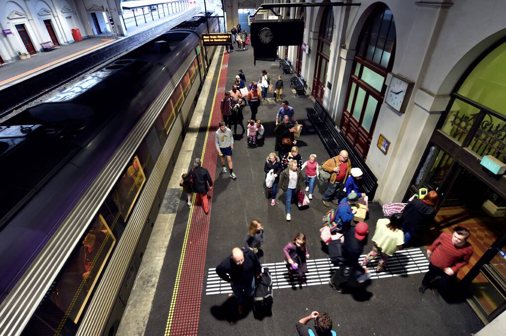Train squeeze: Ballarat commuters are bracing for a longer, tighter journey to Melbourne with the addition of Toolern Station which is expected to come online in 2019. 