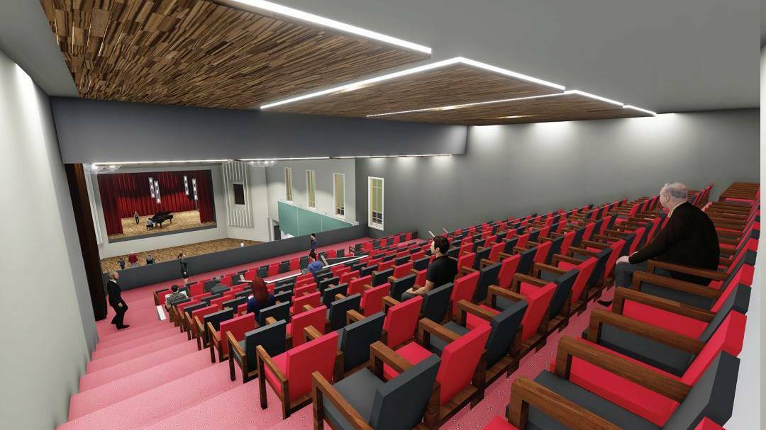 An artist impression of the refurbished Civic Hall. 