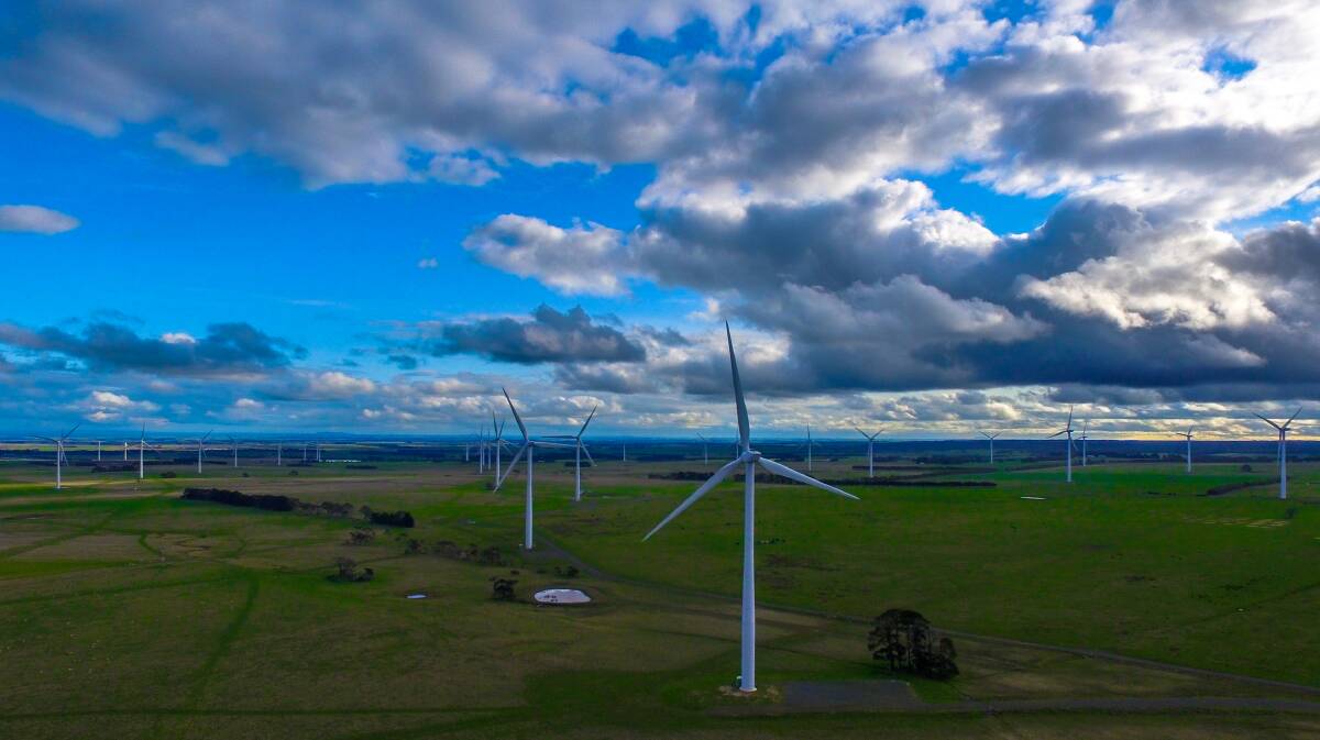 The Mount Mercer Wind Farm, which is also located in the Golden Plains Shire.  