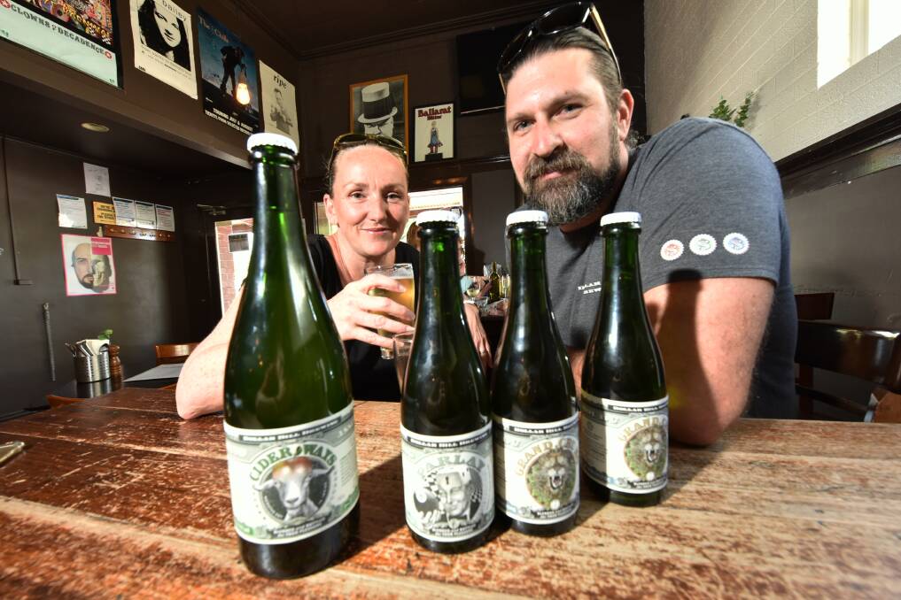 Wild flavours: Fiona and Ed Noelle of Dollar Bill Brewing have been selling commercially for less than a year but have seen demand for their boutique offering skyrocket. Picture: Jeremy Bannister 