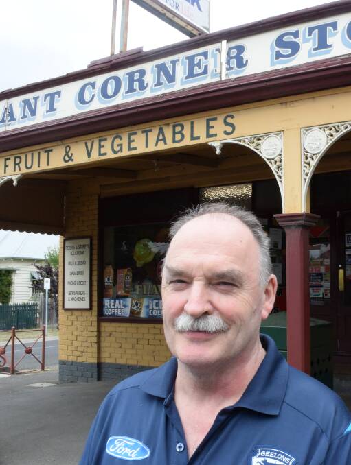 Hanging up the boots: After 31 years Brian Whymark is set to finish up at the Pleasant Street Corner Store.  Picture: Brendan Wrigley.