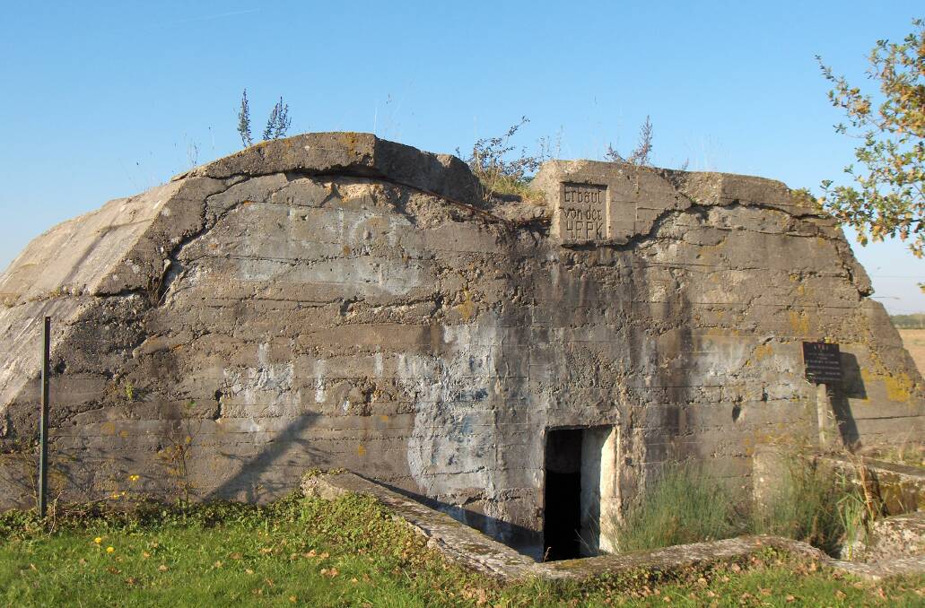 IMPREGNABLE: a German bunker at Fromelles. Photo: WikiCommons.