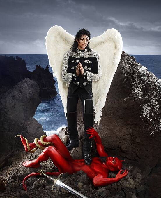 Fashion and iconoclasm: David LaChapelle, Archangel Michael: And No Message Could Have Been Any Clearer, 2009.