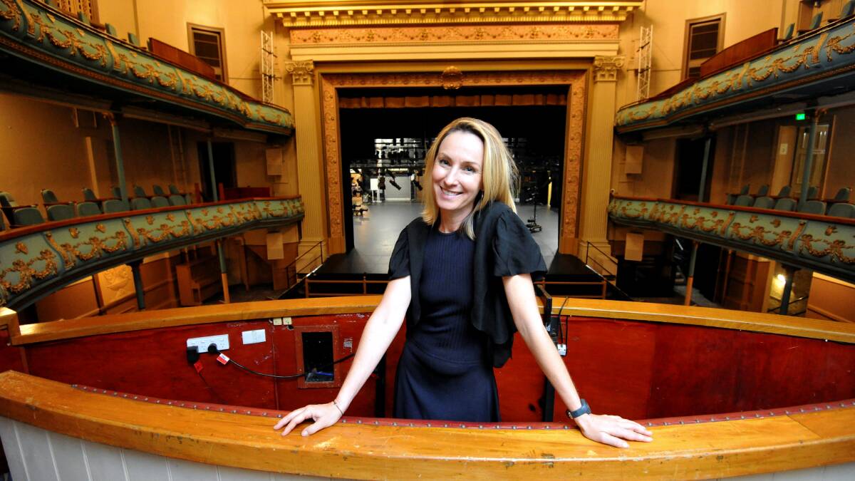 A wartime love story: Lisa McCune and writer Roland Rocchiccioli bring Letters from the Heart to Ballarat for one performance at the Loreto College Theatre on April 21. Picture: Lachlan Bence. 