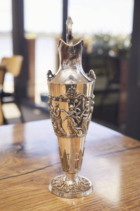 A rare silver pitcher trophy is part of Ballarat’s sporting history