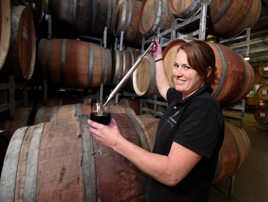 Regional variety: Sasha Fair of Sally's Paddock Redbank winery is looking forward to the event. Picture: Lachlan Bence.