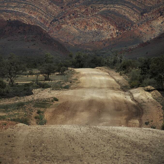 Anticline, syncline: geological patterns in the Glen Helen Gorge, Northern Territory. Picture: John E Hay.