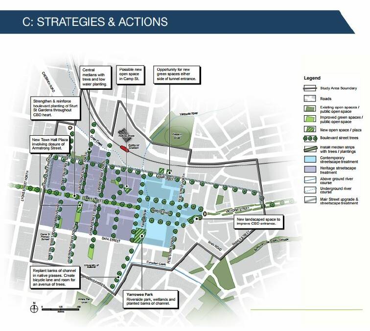 Still proposed: the 2017 strategy retains the open space.