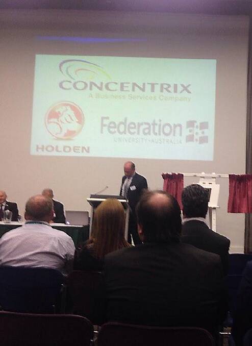 2014 collaboration: Speakers at the opening of Concentrix's venture.