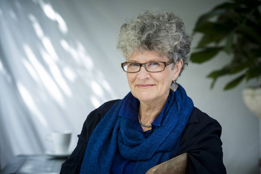 Speaking at Clunes: renowned author Kate Grenville. Picture: Darren James.