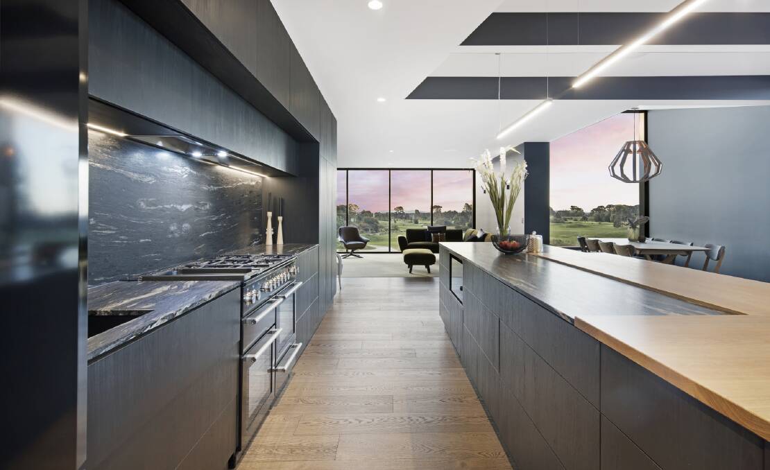Views: the interiors are designed to complement the house's natural views.
