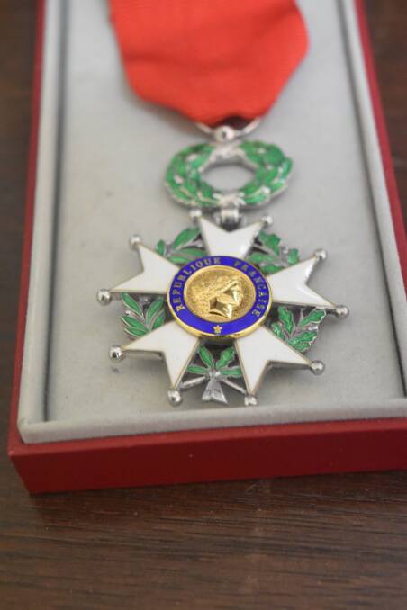 Mr Larmer's Croix de Guerre.