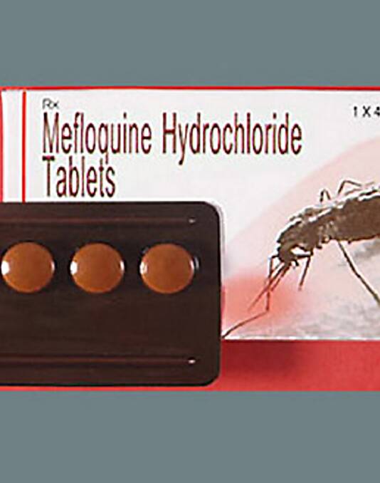 Malarial prevention: Melfloquine has been found to have neuro-psychotic reactions. Photo: stock.