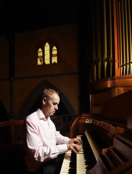 World renowned: Organist Anthony Halliday has played for His Eminence Cardinal Hume of Westminster, Pope John Paul II and Queen Elizabeth II. Picture: Luka Kauzlaric.