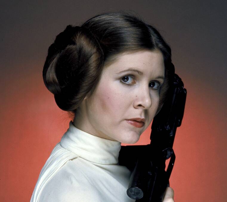 A genuine star: Carrie Fisher made her character Princess Leia in Star Wars unforgettable.