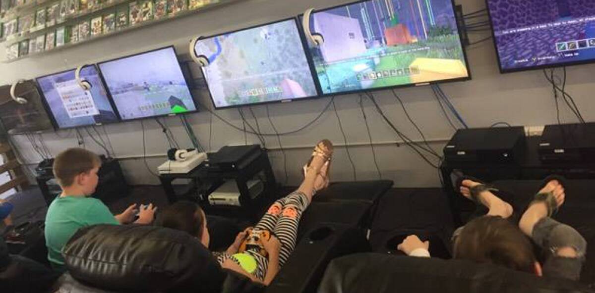Minecrafting confidence: Members of the Minecraft course at play in Ballarat earlier this year. Picture: Implexa.