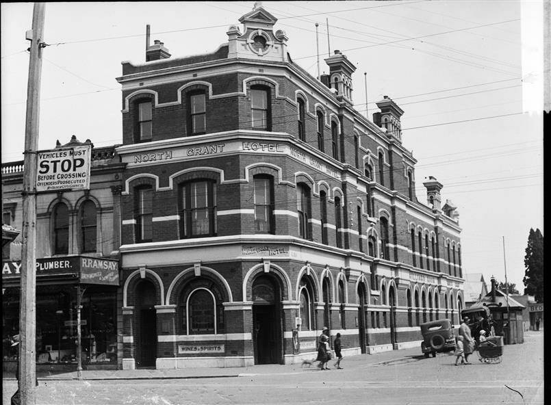 Scene of the crime: the North Grant Hotel, Ballarat, 29 December 1933. Picture: Victoria Police Museum.