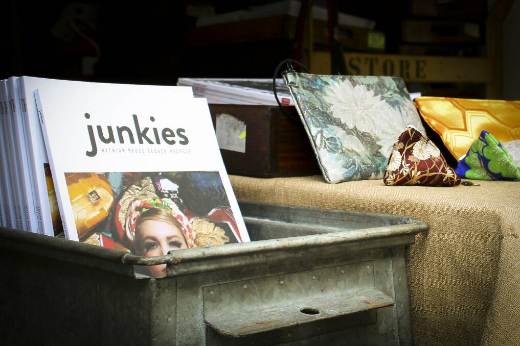 Sustainability: Junkies Magazine at the Melbourne Sustainability Festival 2017. Picture: Louisa West Studio.