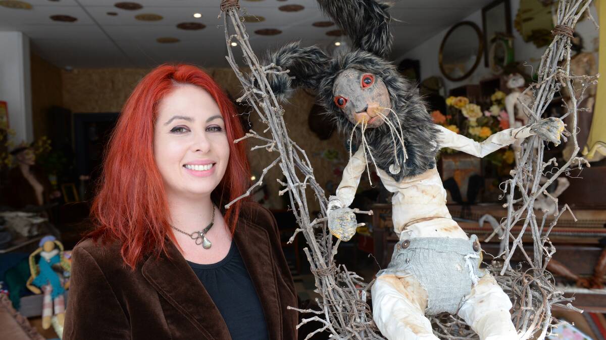 Eye on the truth: Suzanne McRae, sculptor and designer. Photo: The Ballarat Courier.