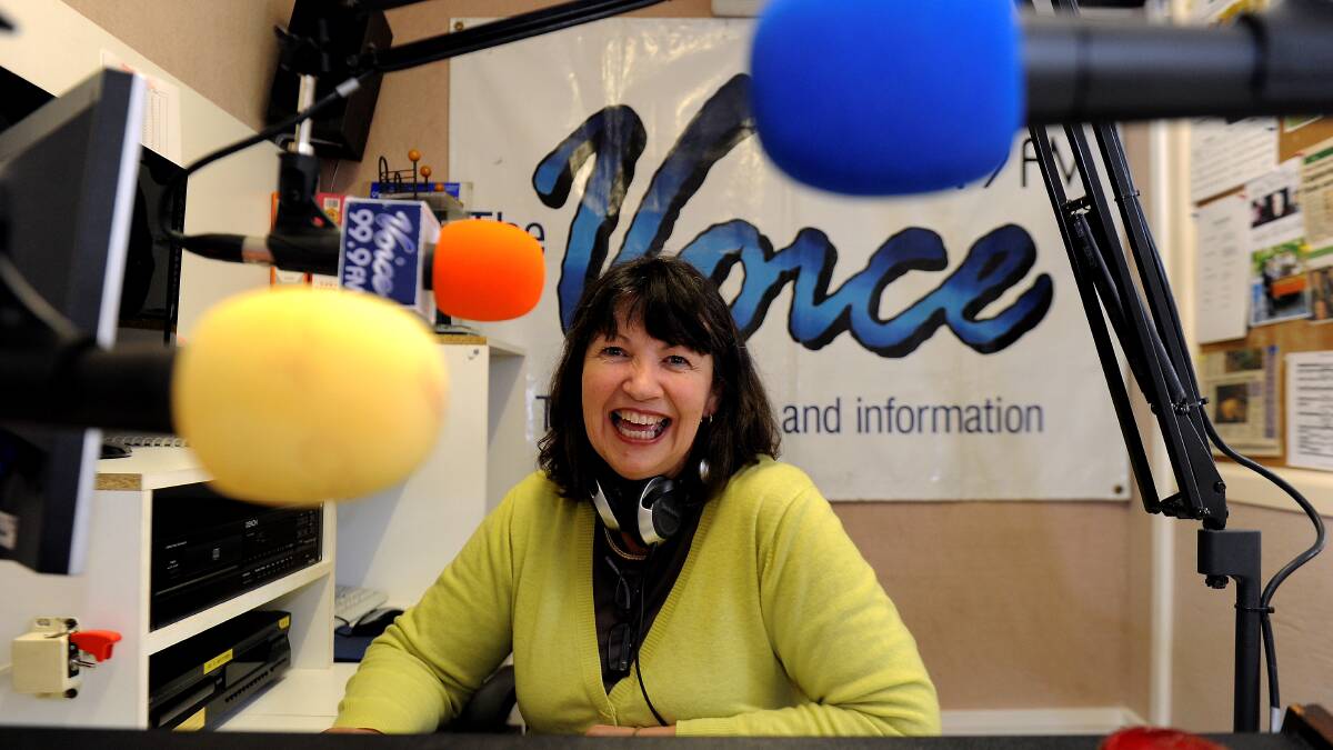 Thirty years on air: Voice FM manager Helen Bath hopes the Open Day will encourage more people to volunteer. Photo: Jeremy Bannister.