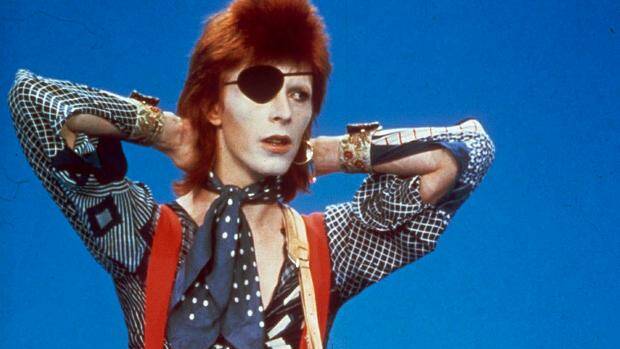 David Bowie: 1970's Ziggy Stardust period. Photo: Getty Images