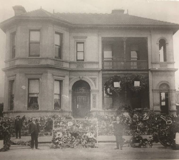 Former home: Members of the Ballarat RSSILA with field guns outside the branch, circa 1930.