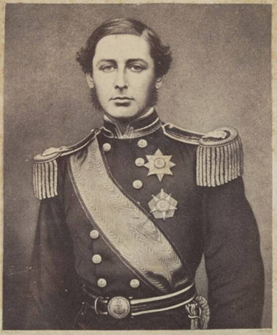 Prince Alfred, Duke of Edinburgh, around the time of his tour.