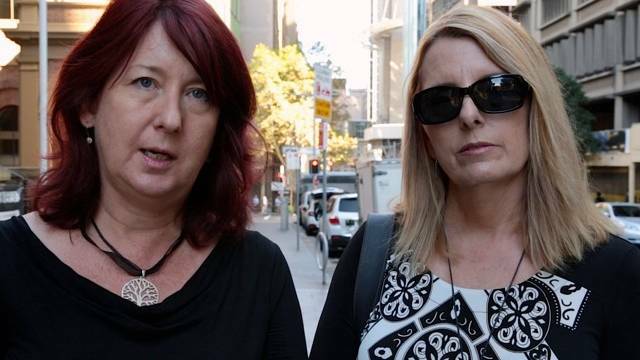 Glen Turner's sister Fran Pearce and wife Alison McKenzie from a still from the documentary Cultivating Murder which screens at the Majestic Cinema on Wednesday