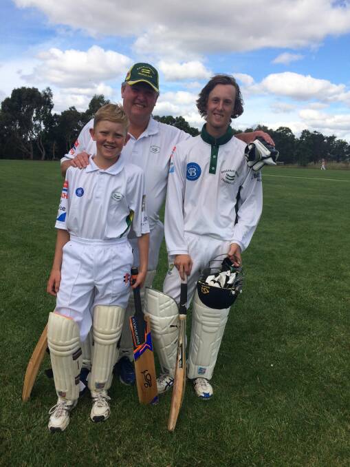 Ballarat-Redan's Riley, Stephen and Liam Fisher will all play in the one-day C grade XI this weekend.