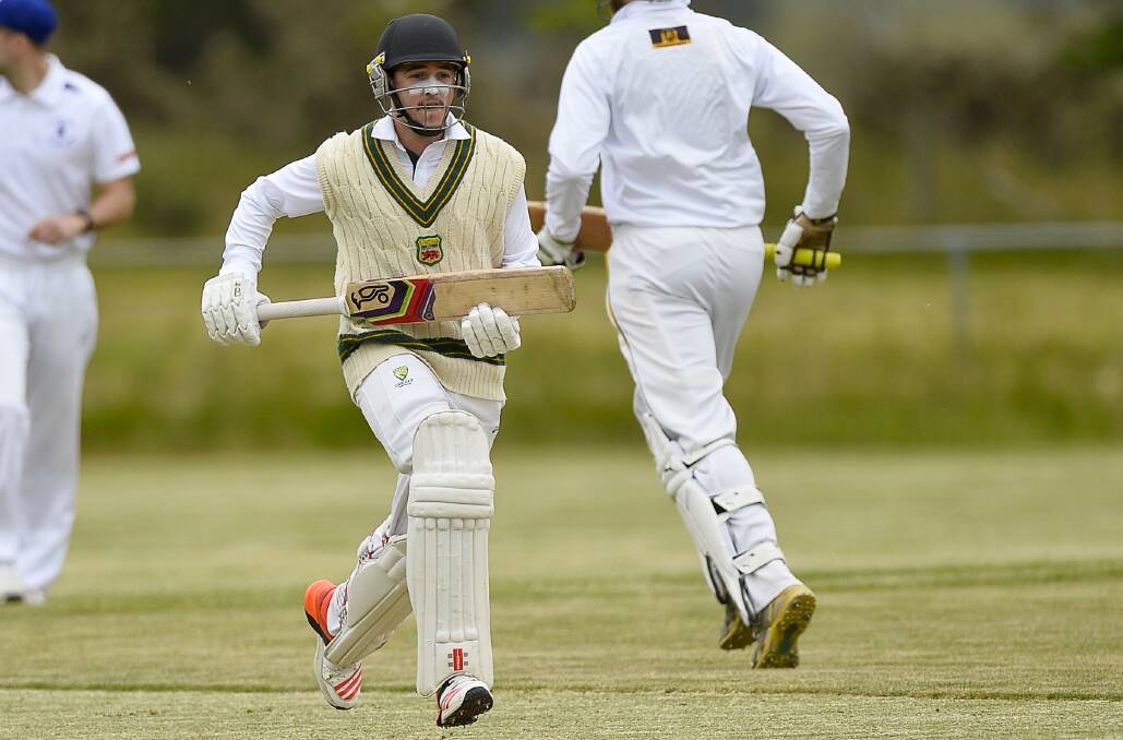 QUICK SINGLE: Naps-Sebas opener Justin Ringin contributed to last week's total with a hard-fought 19 off 103 balls. Picture: Dylan Burns