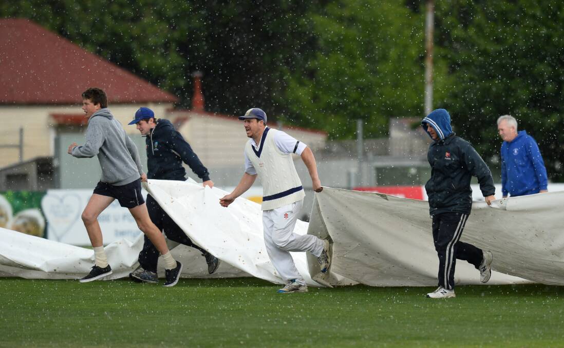 Rain delay for cricket season