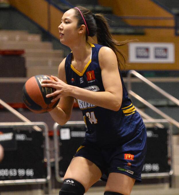 INTERNATIONAL STAGE: Chinese Taipei's Joy Burke in action for Ballarat Rush this season, she will return to Ballarat after the FIBA Asia Cup.