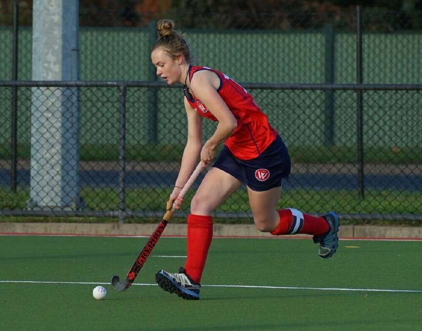 DRAW: WestVic Hockey's women's side played out a draw with Powerhouse-St Kilda on the weekend, pictured is captain Tessa Noone. Picture: Supplied