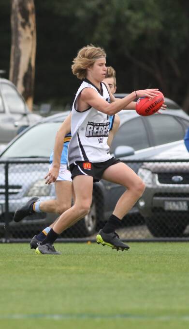 PICKED: Talented footballer Izaac Grant has strong deadly ability around goal and has earned selection in the Vic Country under-16 team. Picture: On Deck Media