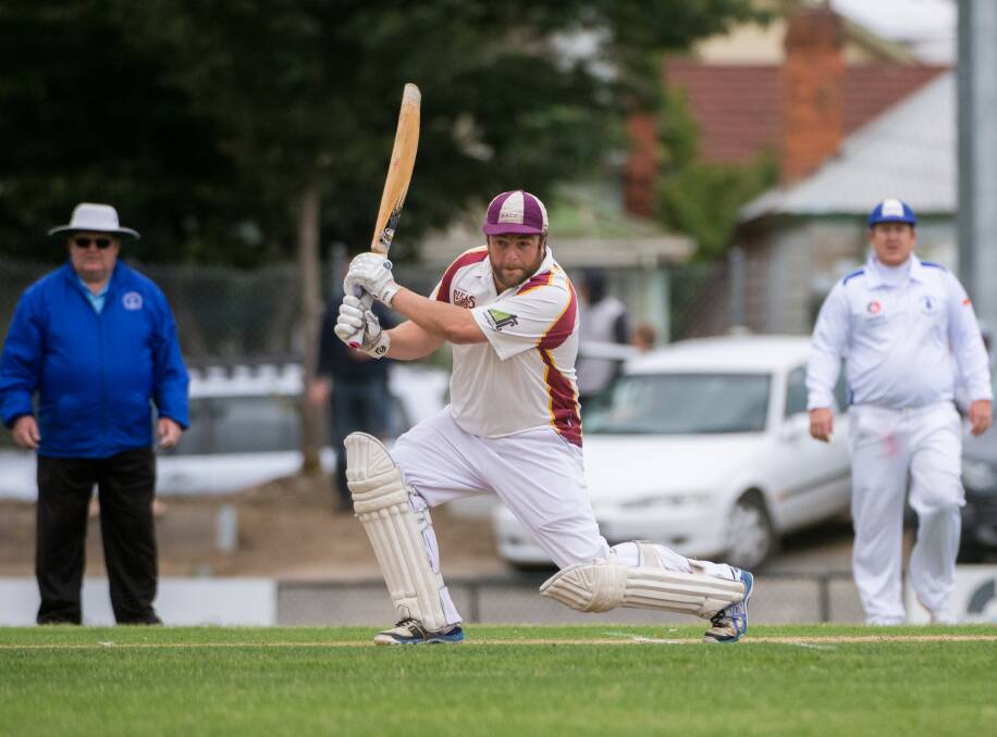 Ryan Knowles batting for Brown Hill