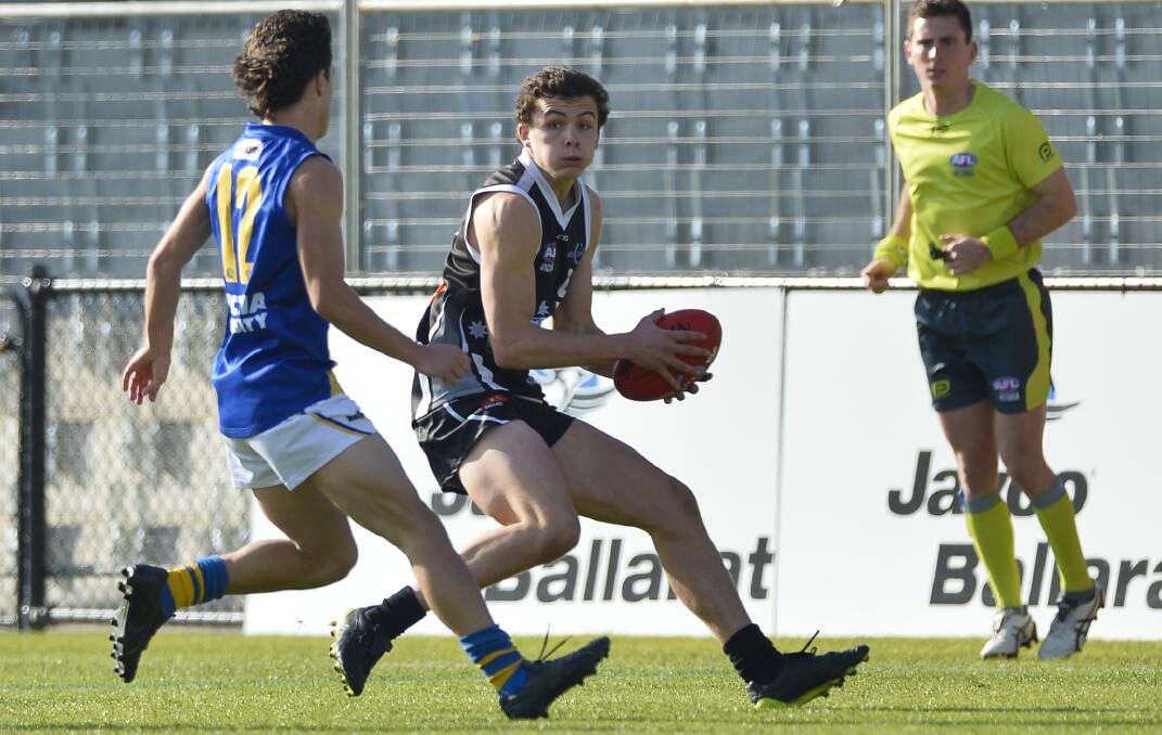 VFL TASTE: GWV Rebel Flynn Appleby enjoyed a taste of VFL football as the TAC Cup took a week off, he will be back in Rebels colours on Sunday.